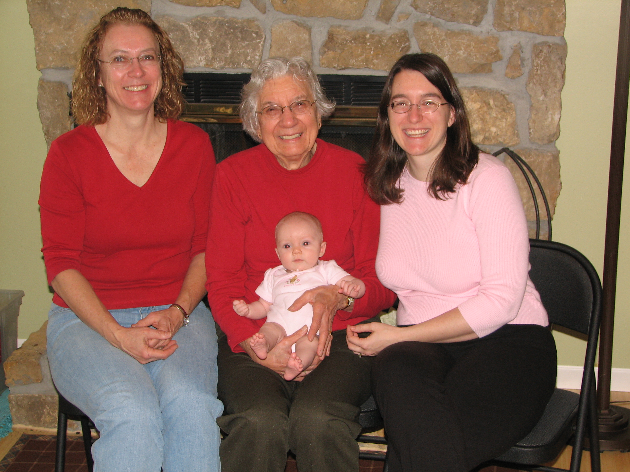 Four generations at Thanksgiving