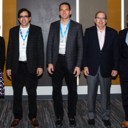 Big10 Academic Leadership Program, Laura Rosenthal, Doron Levy, Mike Faulkender, Philip Joyce, Jason Geary. Photo courtesy of Loren Rye / UCOMM / University of Nebraska,
University of Nebraska, Lincoln, April 2018   