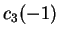 $ c_3(-1)$