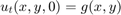 $u_t(x,y,0)=g(x,y)$